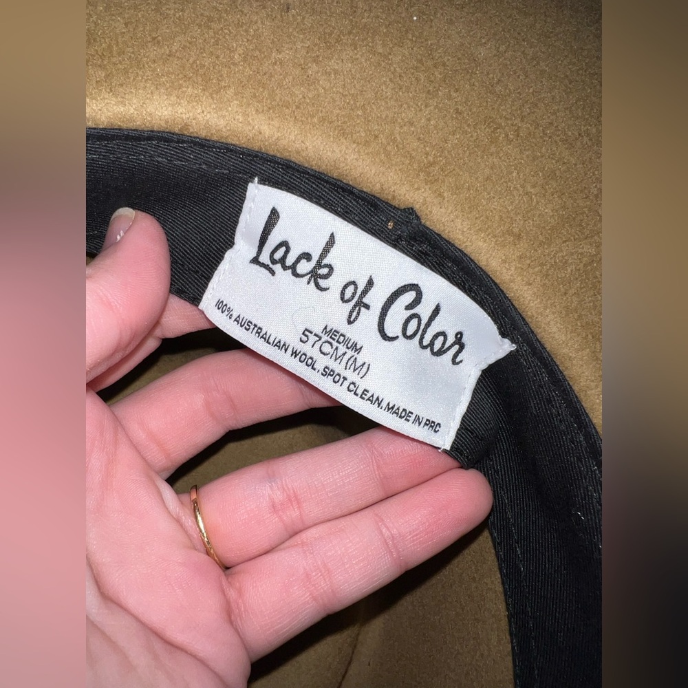 SOLD - Lack of Color Teak Rancher Wool Felt Fedora Hat - Picture 9 of 16